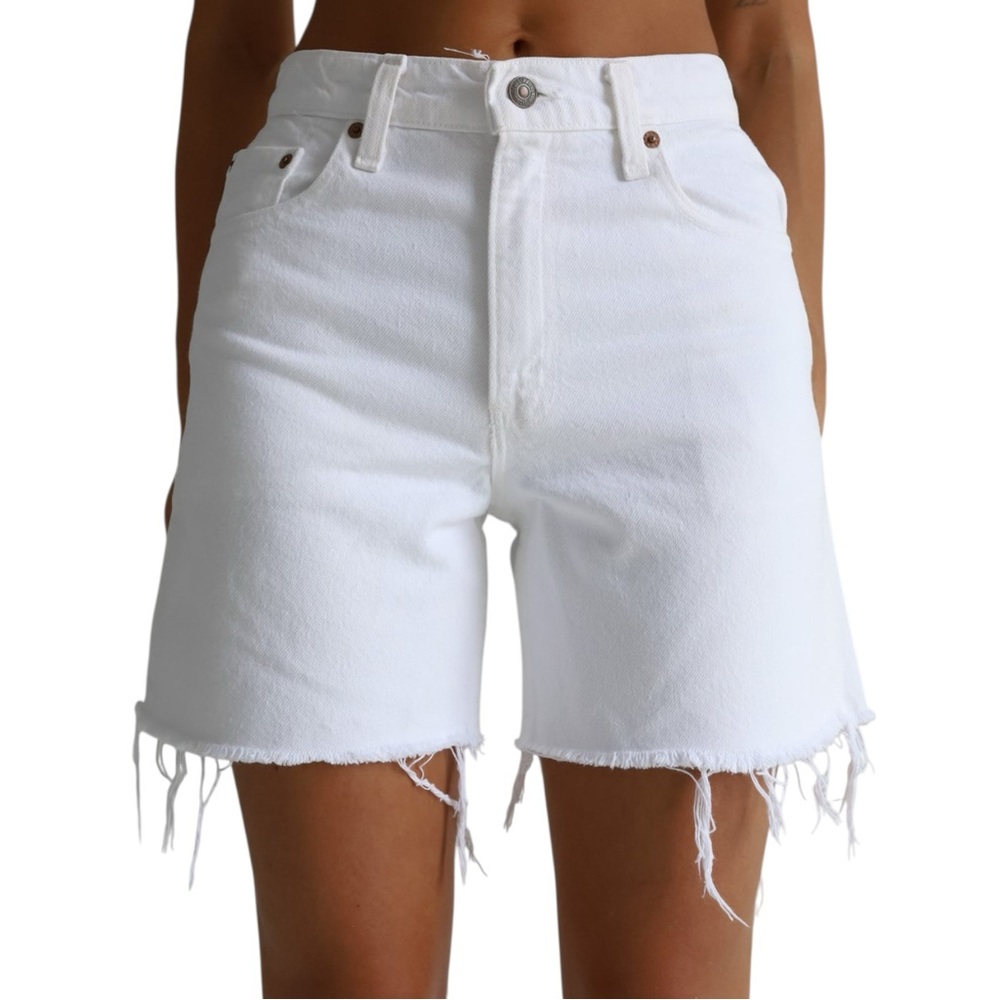 Zara White Denim Jean Shorts
